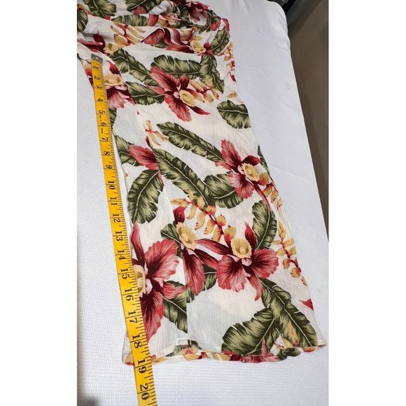 Show Me Your Mumu Pant Jumpsuit Cropped Wide Leg Size S Hawaiian Floral Vacation - Picture 7 of 10